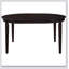 Table de salle à manger ovale extensible avec rallonge pour des repas de famille polyvalents et des espaces de réception élégants.