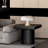 23.6'' Modern Solid Wood Veneer End Table