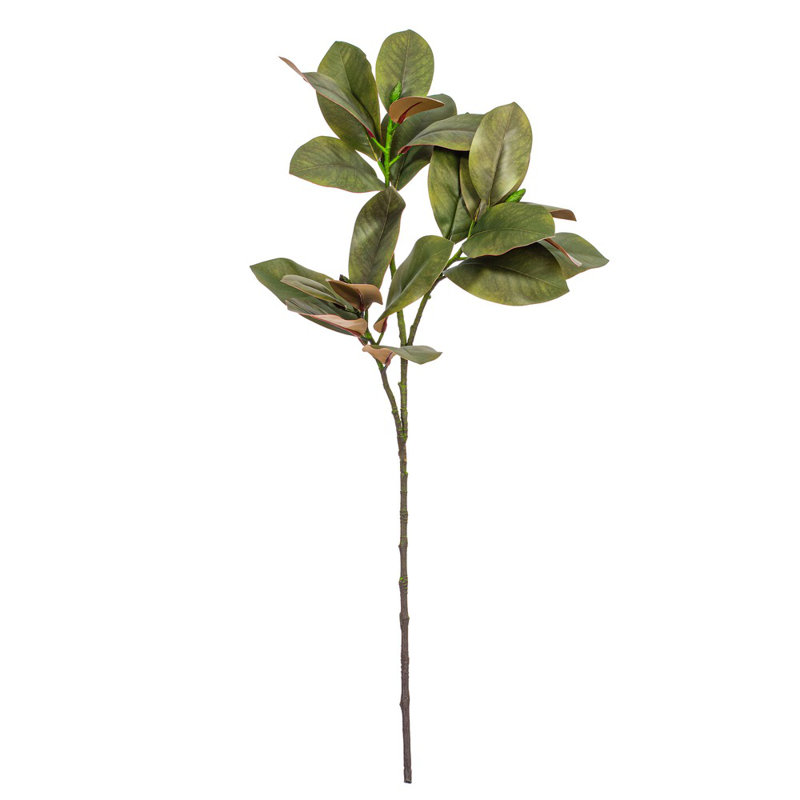 35" Artificial Green Magnolia Branch 2/Bag.