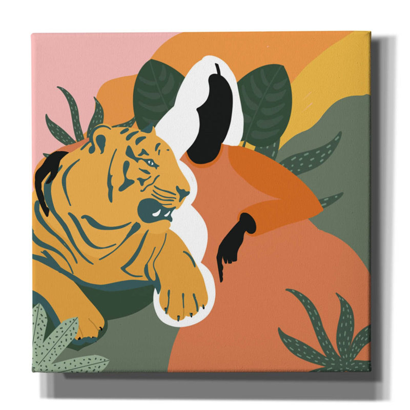 «Epic Graffiti», «Mère Nature 4» par l'Arctique, art mural sur toile, H 37 po x l 37 po