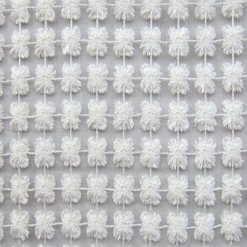 Metallic Sheer | Groove Fabric_GROOVE, Off-White
