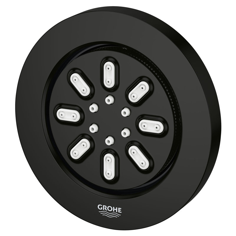 Réglages du jet de pluie Rainshower Aqua, Noir mat