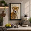Dignified Cheetah Boho - Wrapped Canvas-303329068-303329067