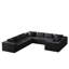 Canapé modulaire en L 8 places en velours côtelé Corduroy-207656296