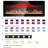 60 Inch Electric Fireplace, Wall Mounted Or Built-In, Multi Color Flame & , 1400W Heat, Clear Digital Display Remote, Changing Function