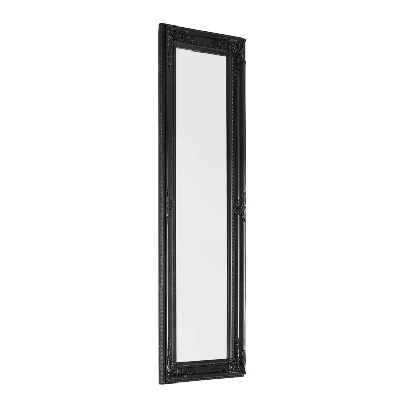 Vigue Flat Leaning Full Length Mirror, Black