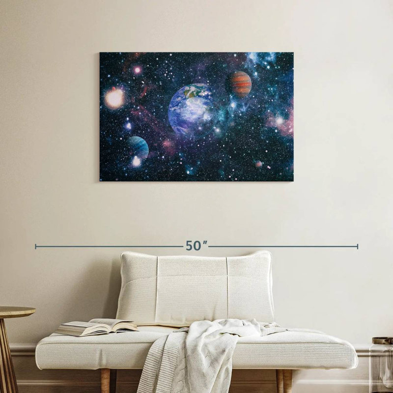La grande galaxie sur toile, H 24 po x l 36 po x P 1,25 po