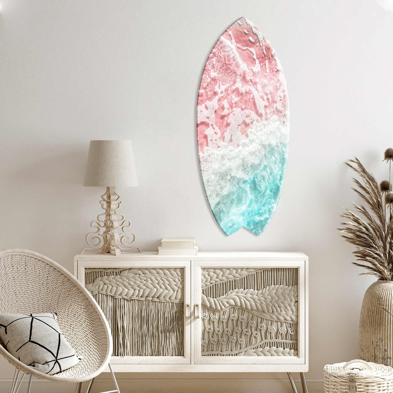Sea Water Reflections Decorative Acrylic Skimboard by Oliver Gal