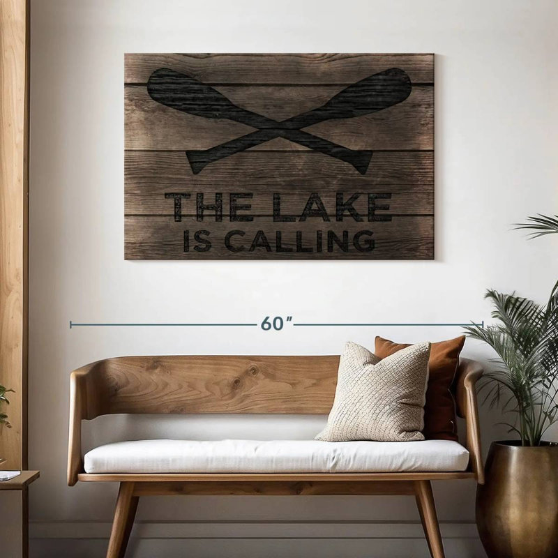 Senne Lake Is Calling, 30" H x 45" W
