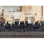 Hand-Knotted High-Quality Navy and Gold Area Rug
