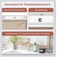 Meuble-lavabo de style français de 20 pouces avec lavabo en céramique, porte à fermeture douce et grand espace de rangement pour les petits espaces