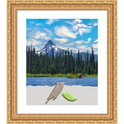 Kierney Gold Wood Picture Frame with Mat
