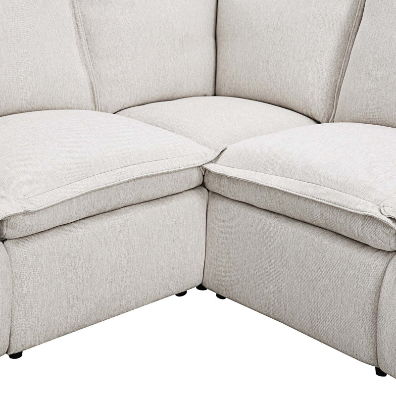 Fauteuil inclinable Hazra, Lin beige