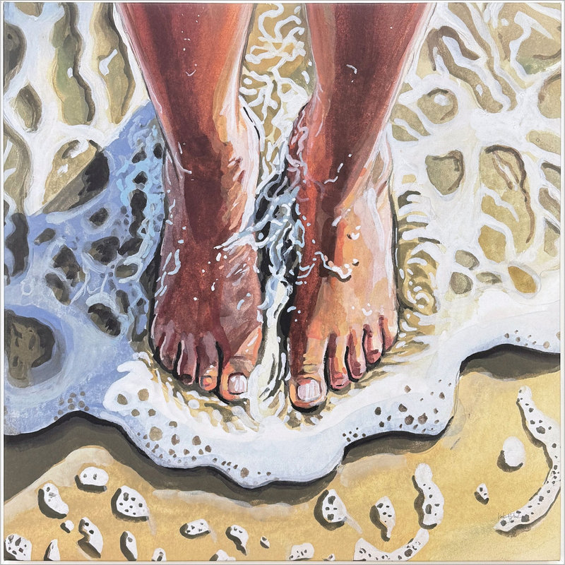 Standing in the Waves Canvas