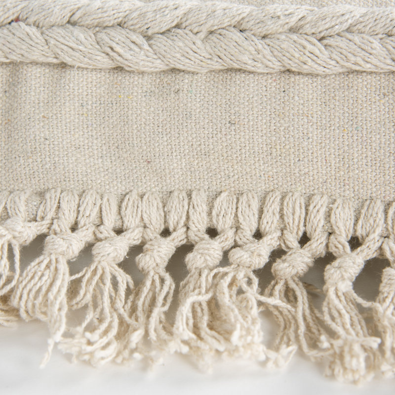 Housse et insert rectangulaires en coton, Naturel