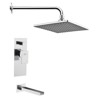 Peleo Tub & Shower Faucet with Rough in-Valve
