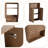 Bellmead 37.38"H Wall-Mounted Bathroom Cabinet-746701134