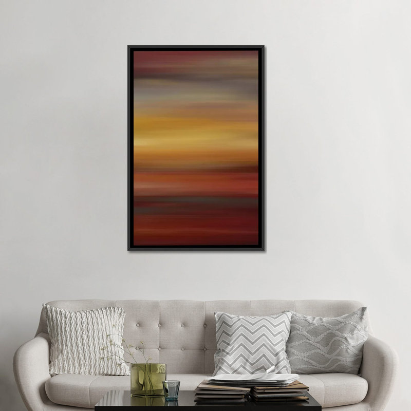 « prophecy ii », impression sur toile, H 26 po x l 18 po x P 1,5 po, Toile avec cadre flottant noir, Pas de tapis