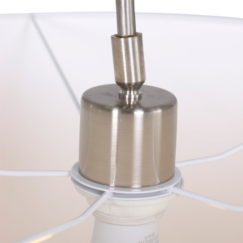 Owings Swing Arm Sconce, Steel, White