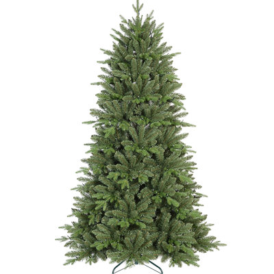 7ft Artificial Christmas Tree With 340 , 2126 Full Tips, Easy Power Setup For Living Room Festive Decorating Party Decor