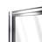 Flex 60" W x 36'' D x 74.75" H Semi-Frameless Rectangle Shower Enclosure with Base Included-25237118-25237041