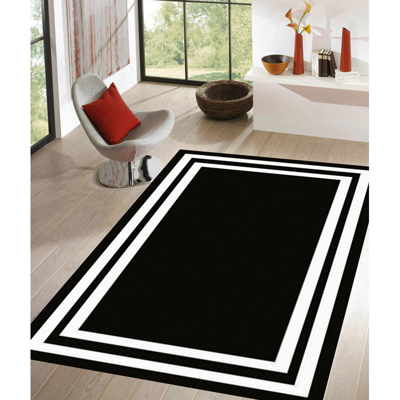 Luxurious Velvet Area Rug, 5.2 x 7.5 Feet, 100% Velvet Fabric, 0.3 Inch Pile Height | Dot Underside for Stability | Easy to Clean with Vacuum | Ideal for Living Room or Bedroom | Soft, Durable & Stylish