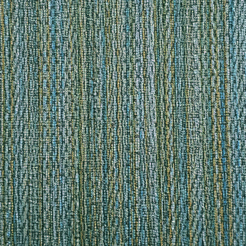 Rouleaux de papier peint gaufré à motif de lignes verticales modernes, Bleu