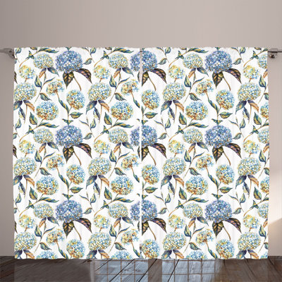 Semi Sheer Curtain Pair
