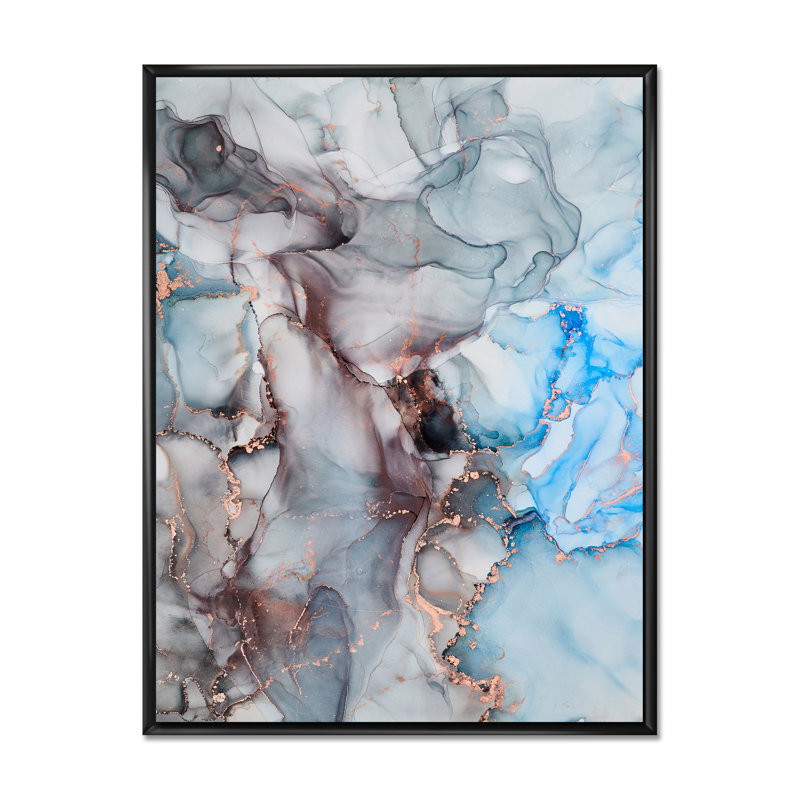 «Gray Tender», reproduction d'art sur toile, H 40 po x l 30 po x P 1,5 po, Cadre flottant noir