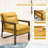 Dentrell Faux Leather Armchair-1717187834