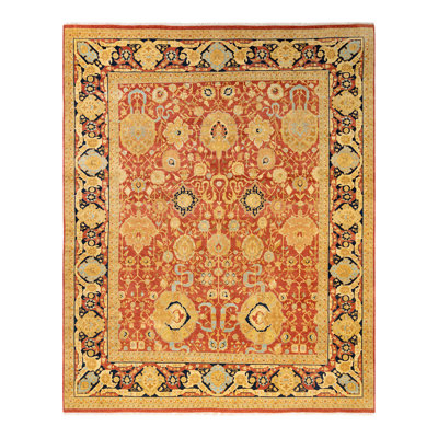 Classic One-of-a-Kind 7' 10" x 9' 8" Hand Knotted Area Rug