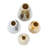 Conical Stoneware Bud Vases in Crackle Glaze-1521431688