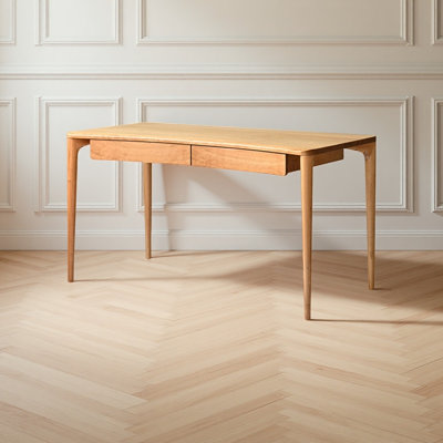 Minimalist style curved desk