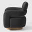 Chaise pivotante en sherpa de 29 po Bayville-393635056