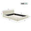 Upholstered Double Bed with Unique Mattress Design-1217427849-1219028952