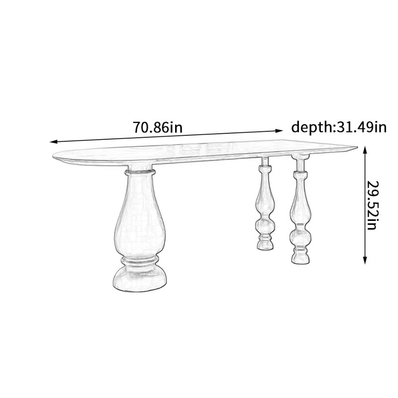 Sisemore, 29.52"H x 70.86"L x 31.49"W