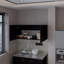 Armoire de cuisine murale avec 2 portes-1006177346