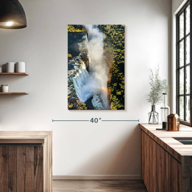 Alvord Victoria Falls Aerial View, 39" H x 26" W