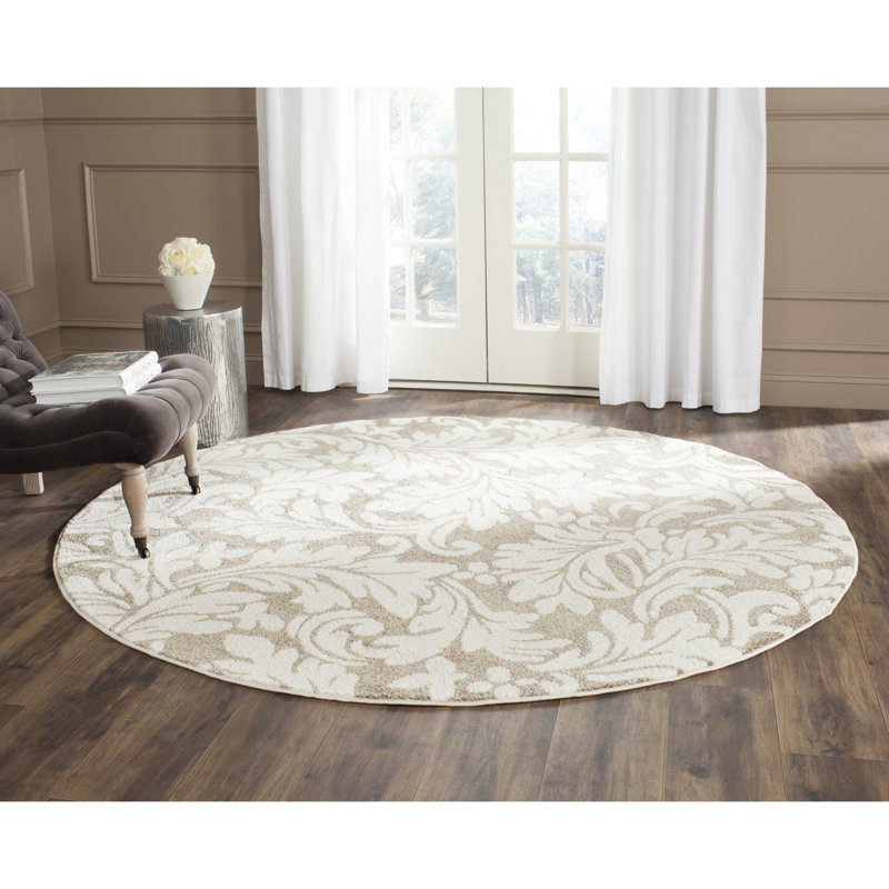 Tapis floral Carman Performance, Rond 9 pi