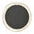 Rowden layered metal frame round mirror with a modern statement design