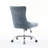 Modern Chenille Upholstered Tufted Button Home Office Chair, Adjustable Desk Chair Swivel Office Chair-1644359279