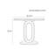 Sidra 55.12'' Solid Wood Console Table-1846562142-1846562143