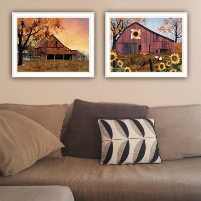 2 art mural de Decor 4U. Courtepointe à pommes, tournesol. Salon et chambre à coucher. Bois, papier. 18,17 po X 999 po 14,26 po 5,08 Lb 4U Art: Time Living, bois + 18 po 1 po 14 po. 5 Lb. Facile à fixer