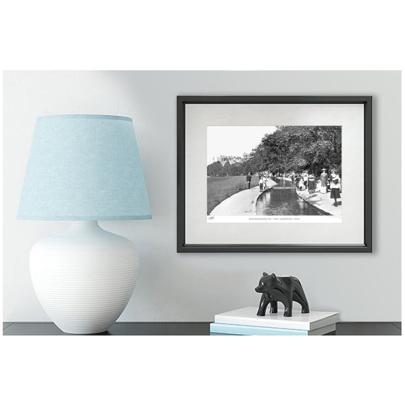 Bournemouth, The Gardens 1904 by Francis Frith - Single Picture Frame Print, 60cm H x 80cm W x 2.3cm D