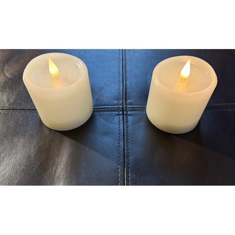 Bougies piliers DEL sans flamme à effet flamme 3D, bougies en cire véritable à piles avec minuterie à distance pour la décoration de mariage, de maison et de fêtes