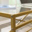 Bureau en L avec plateau en verre, finition blanche
