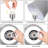 Lamas 17.5" Clear Bedside Table Lamp Set