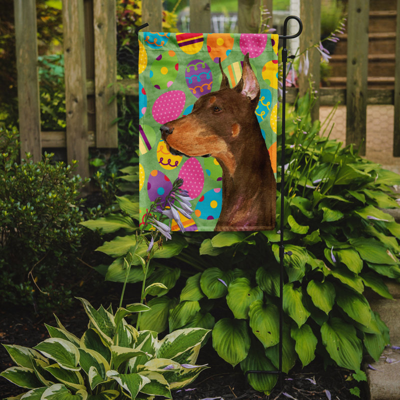 Drapeau de jardin Atara, Doberman (brun et beige)