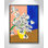 «Stripey Flowers Print» par Violets Print House