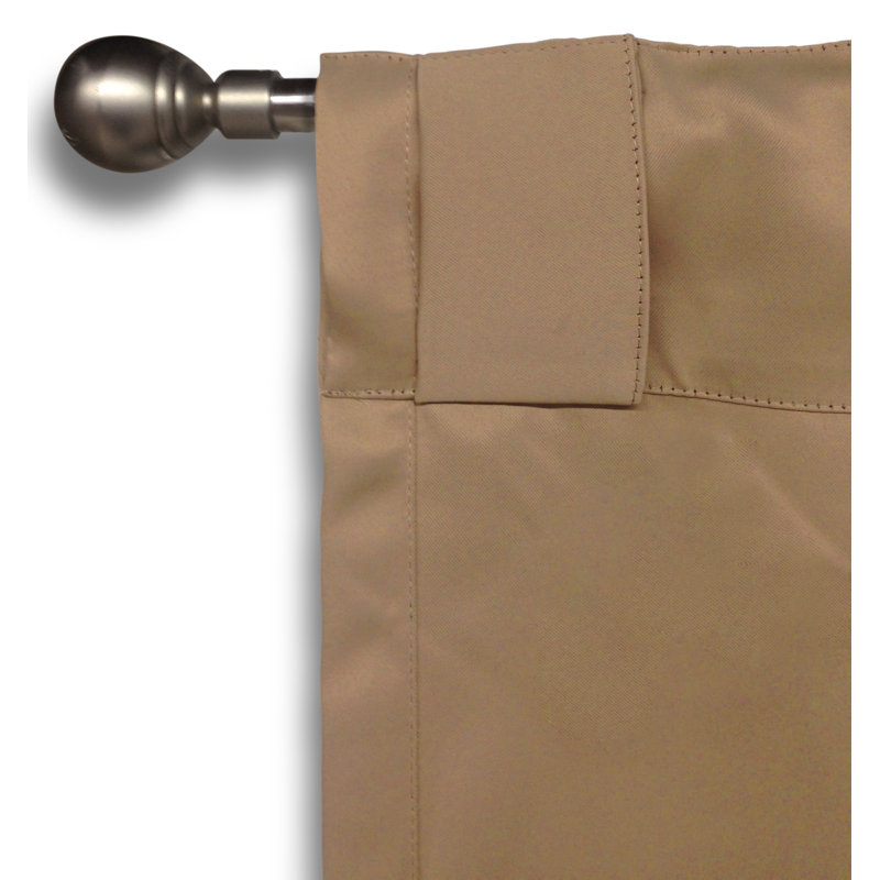 Cedarpoint Elegant Design Grommet Room Darkening Curtain Panel, Green, 54" W x 84" L